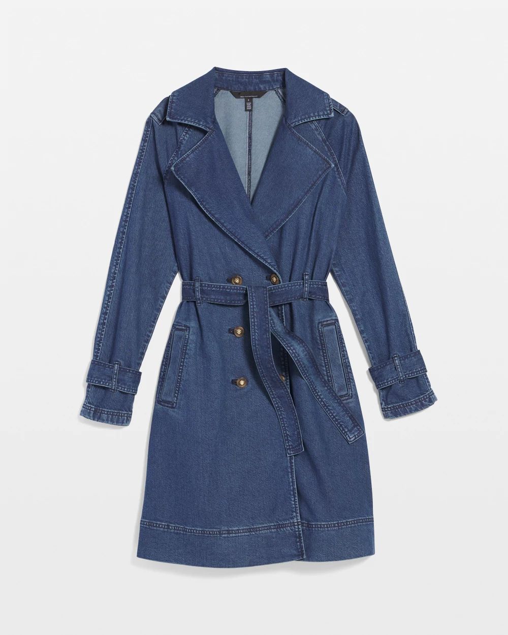 Denim Trench Coat