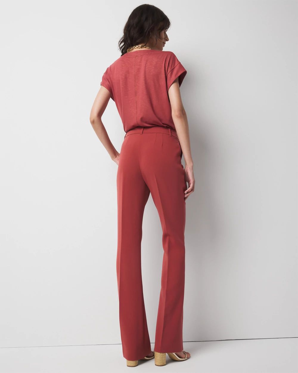 High-Rise Flare Trouser