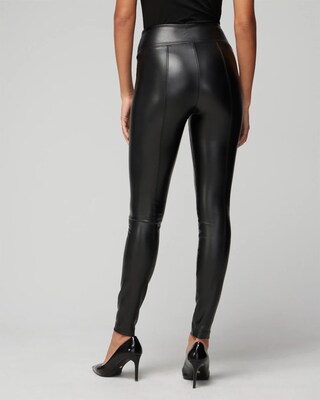 Vegan Leather Runway Legging