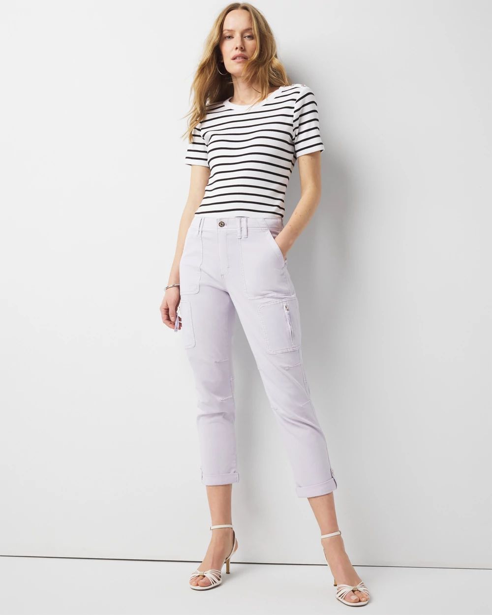 Mid-Rise Pret-A-Pedi Straight Cropped Pants