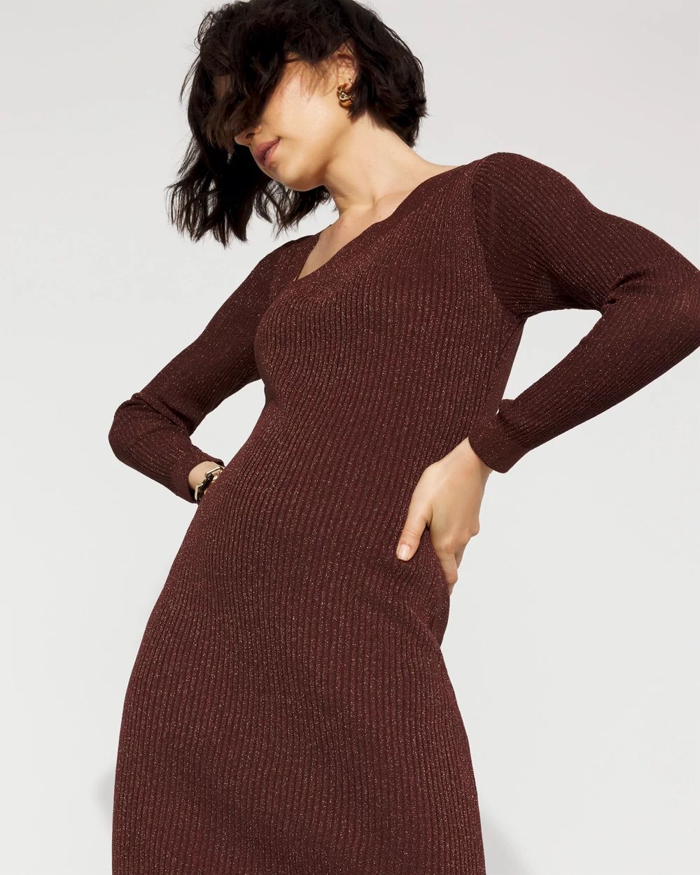 Bodycon Sweater Midi Dress