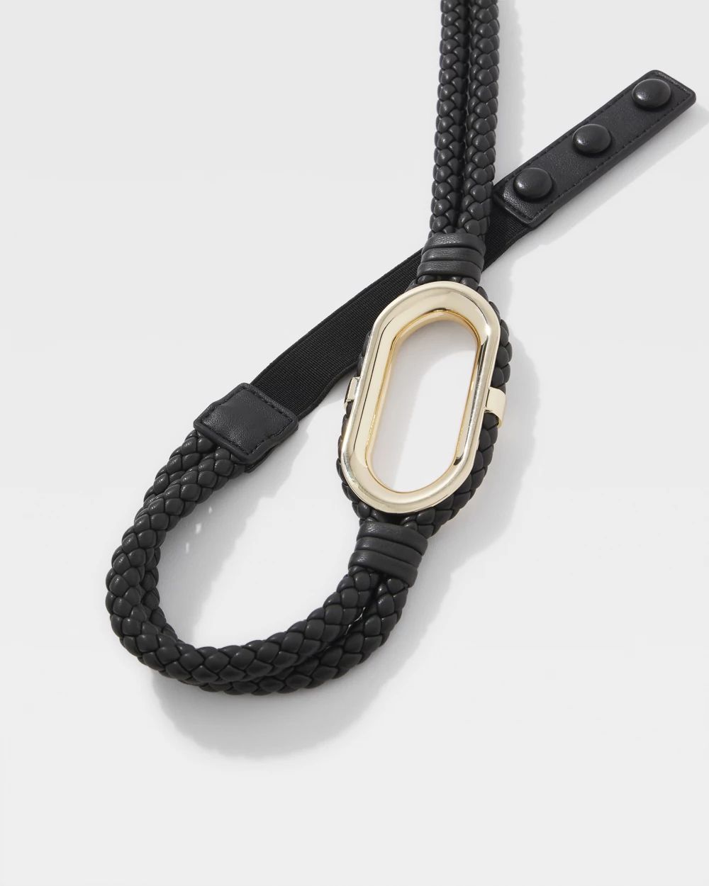 Braided Stretch Waist Belt