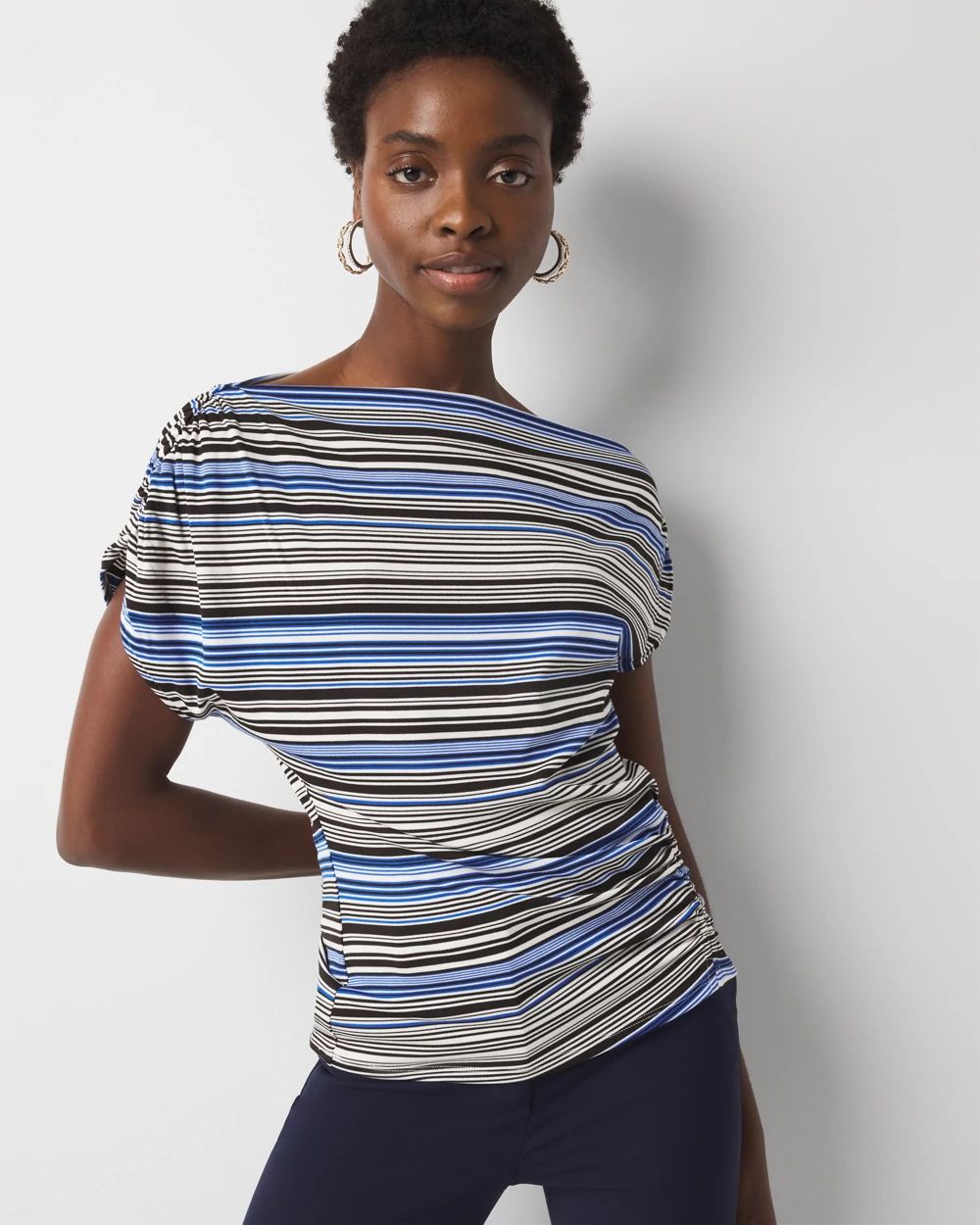 Asymmetric Ruched Top