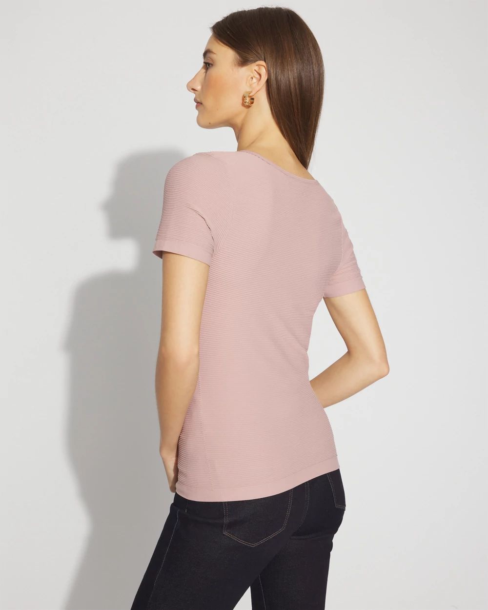 WHBM FORME™ Seamless Ribbed Tee
