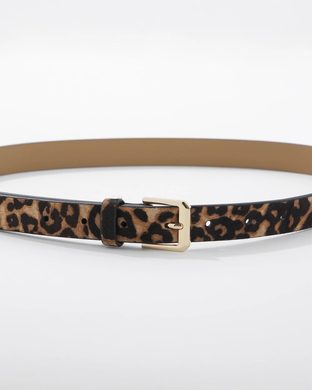 Leopard Skinny Pant Belt