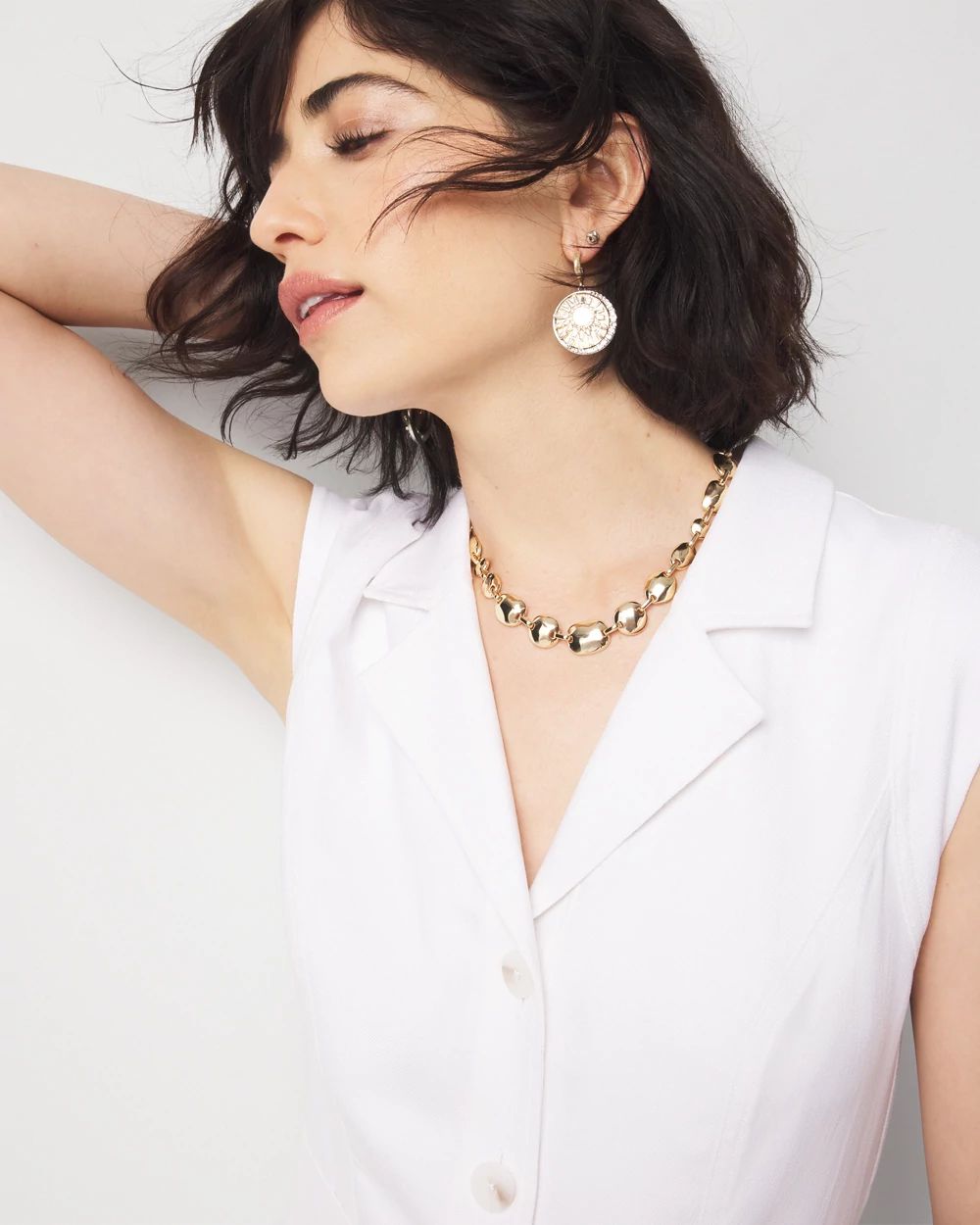 Belted Utility Midi Dress