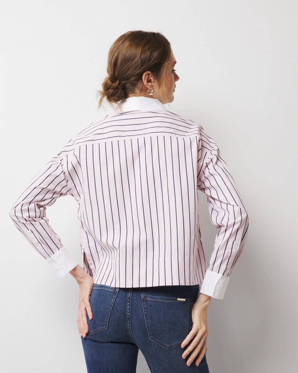 Petite Pocket Poplin Shirt