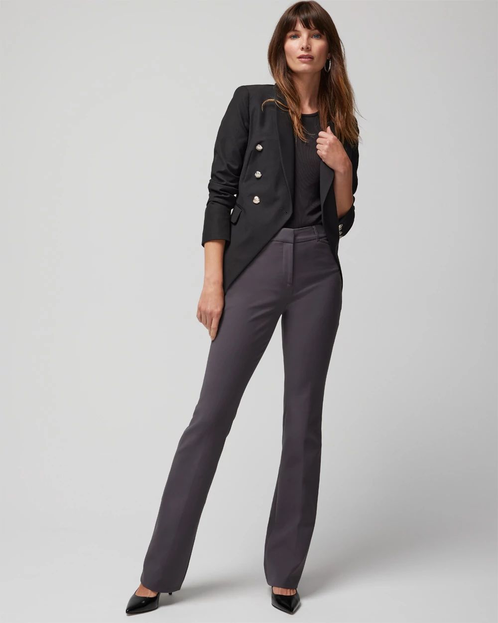 WHBM® Ines Slim Bootcut Comfort Stretch Pants