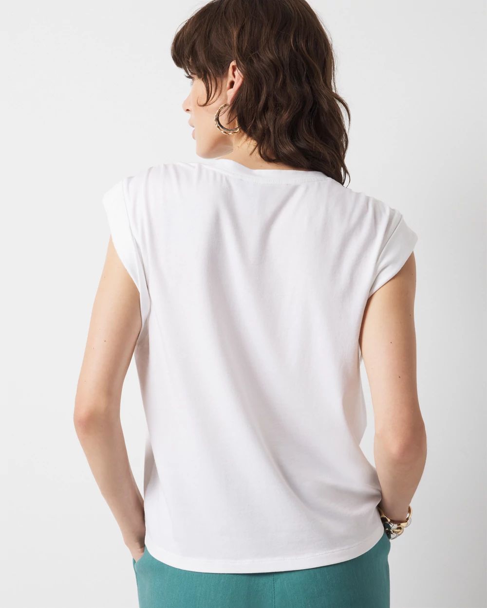 Braided Shoulder Tee