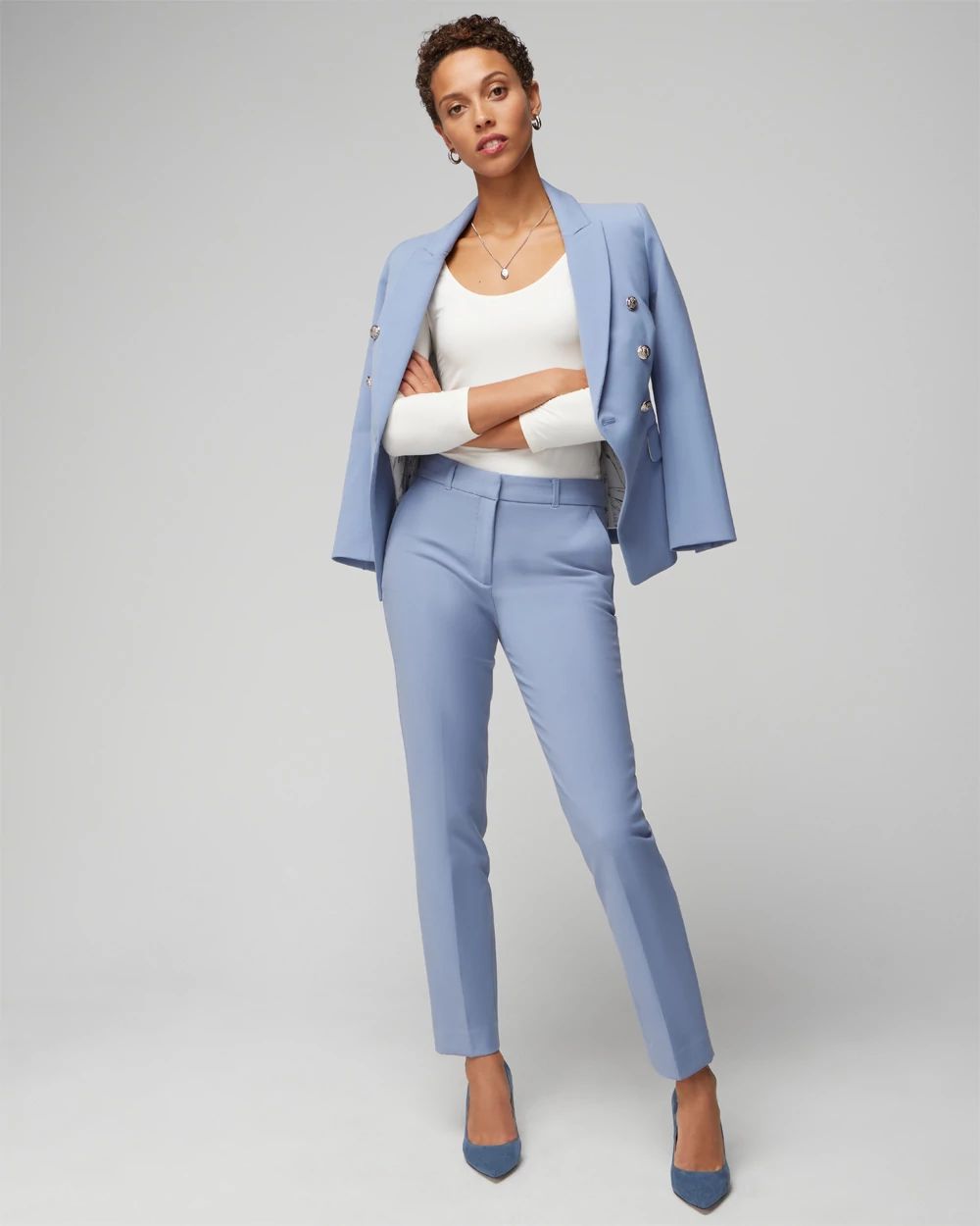 Slim Ankle Comfort Stretch Pants