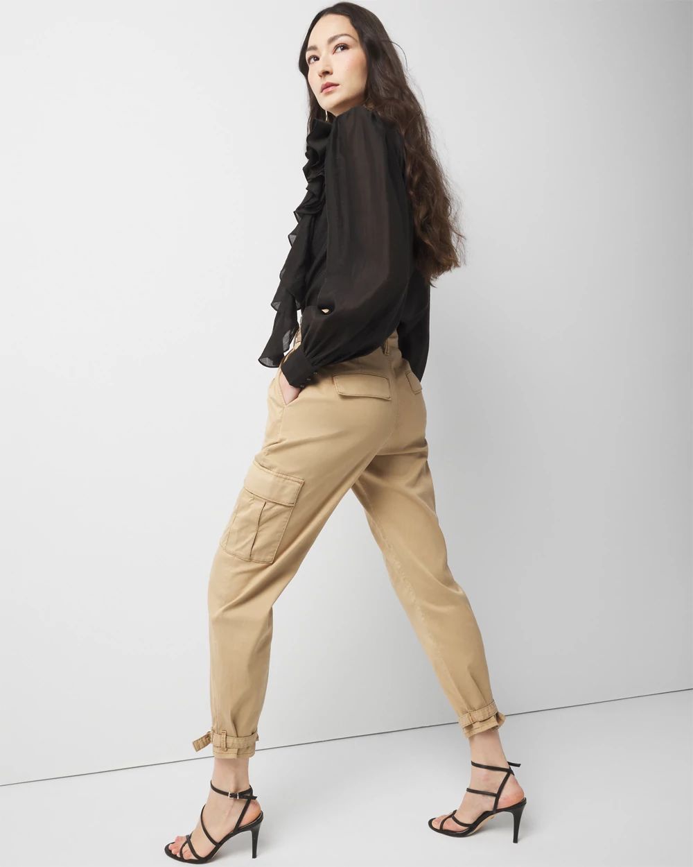 Extra High-Rise Pret Cargo Tapered Ankle Pant