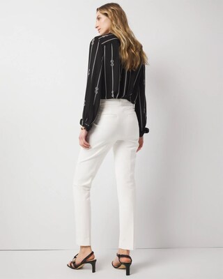 WHBM® Elle Slim Ankle Comfort Stretch Pant click to view larger image.