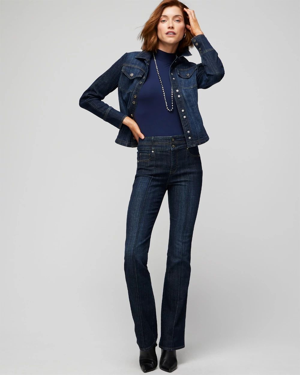 WHBM FORME™ All Ways Stretch Elbow-Sleeve Bodysuit