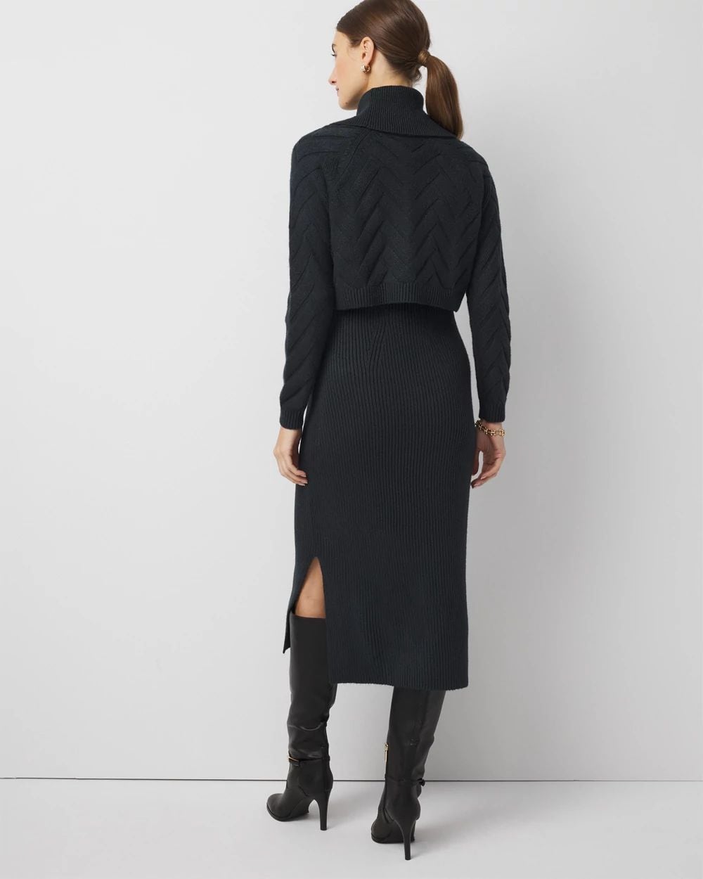 Petite Convertible Sweater Dress