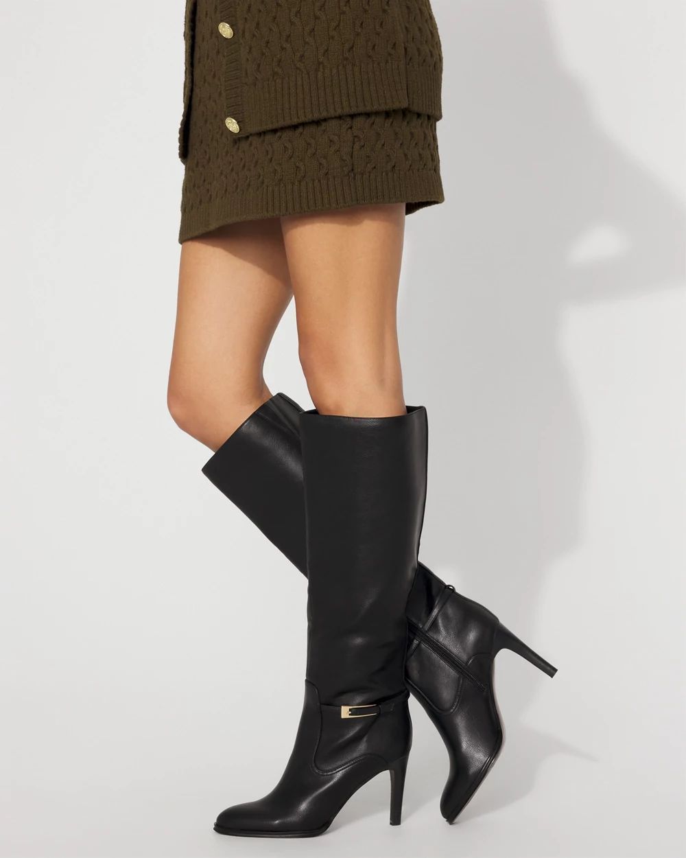 Tall Single Buckle Boot