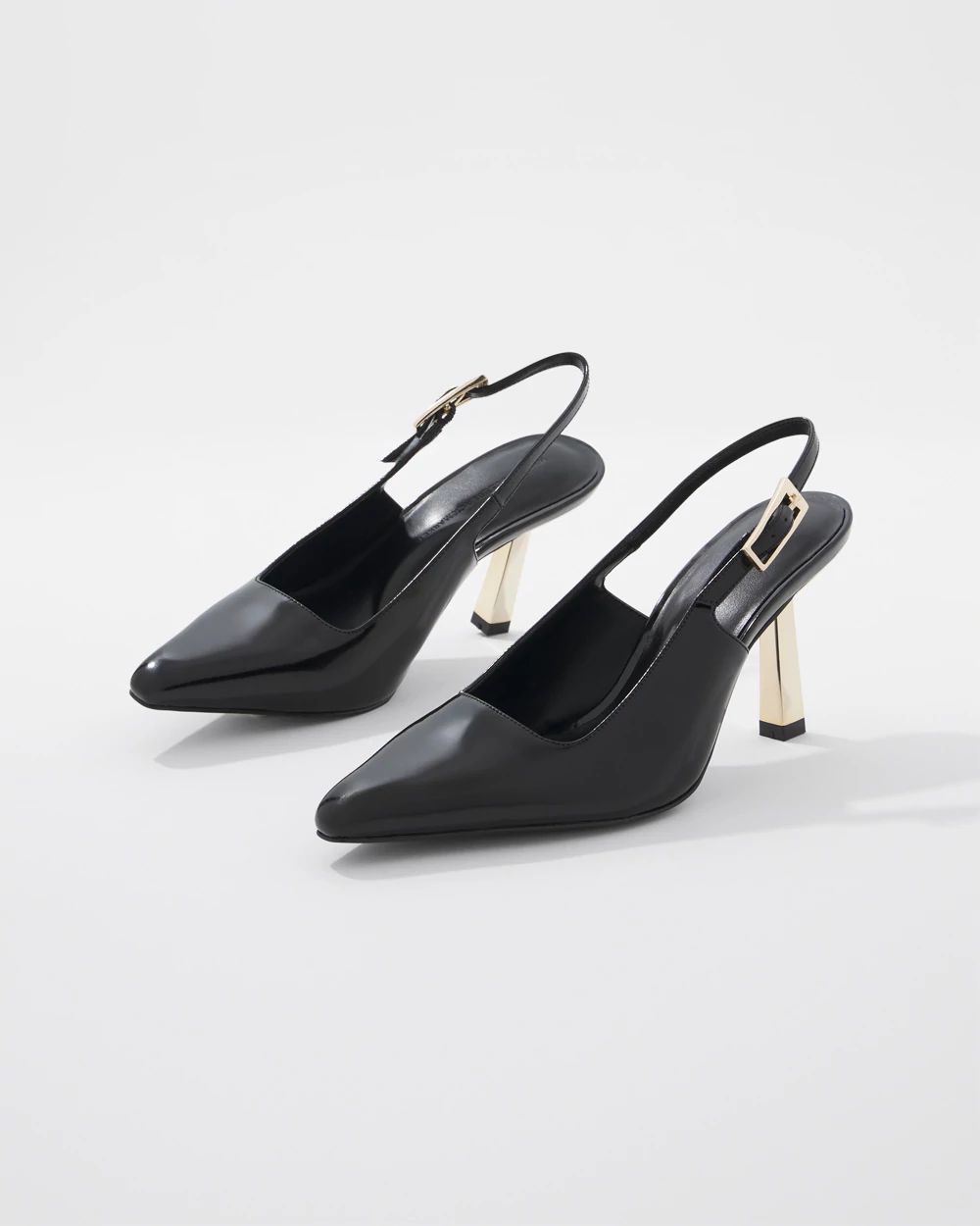 Leather Slingback Pump