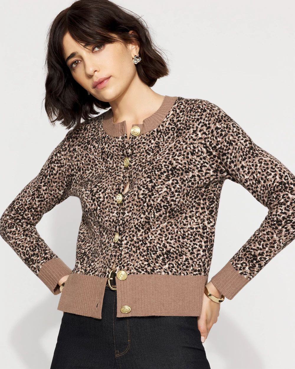 Leopard Cardigan Sweater