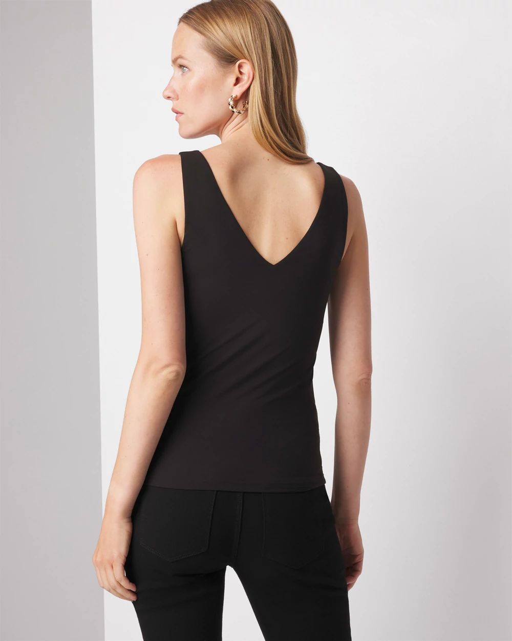 WHBM FORME™ All Ways Stretch Dual Neck Tank