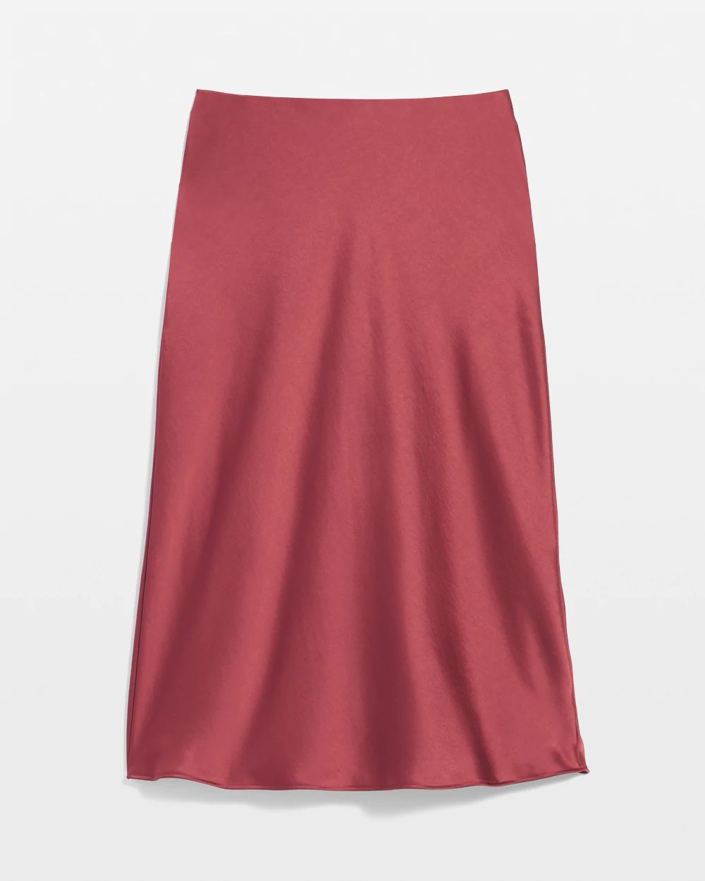 Satin Slip A-Line Skirt