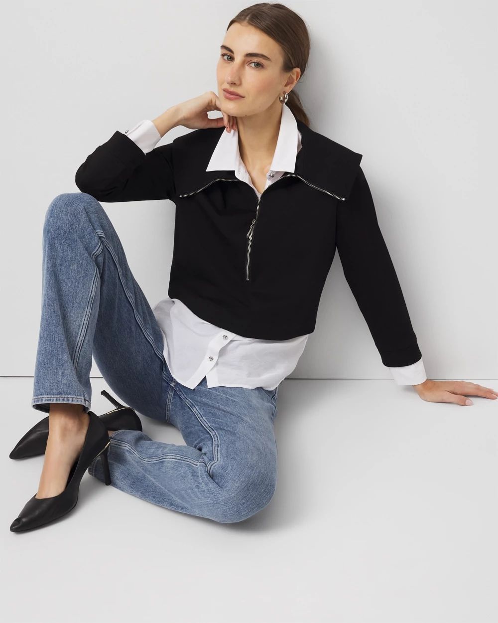 Ponte Jacket + Shirt