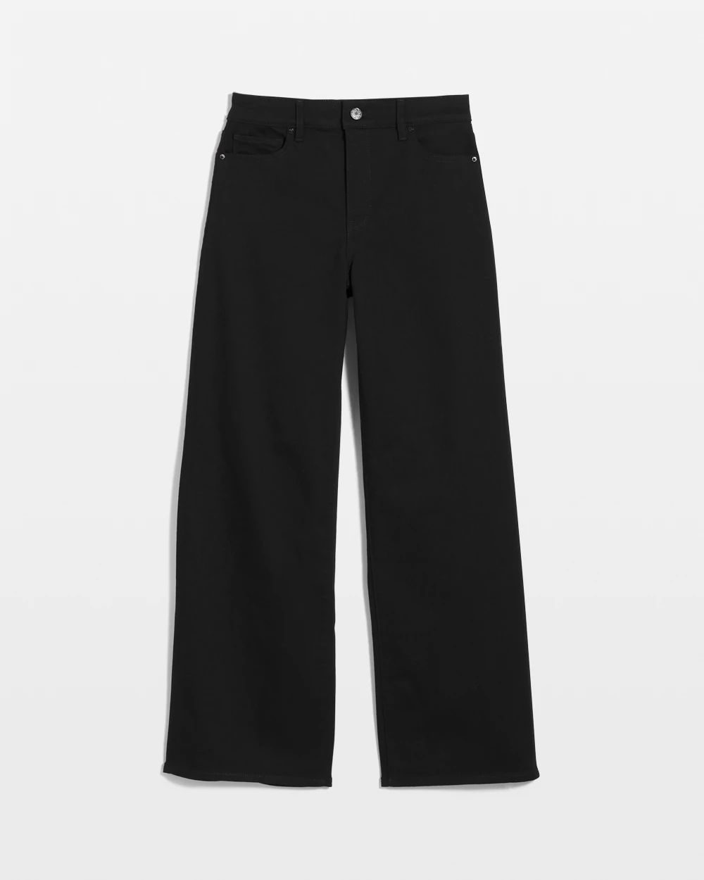 High-Rise Wide Leg Cropped Jean