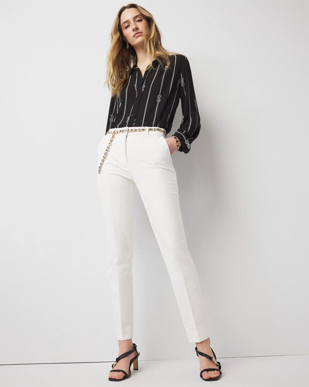 WHBM® Elle Slim Ankle Comfort Stretch Pant