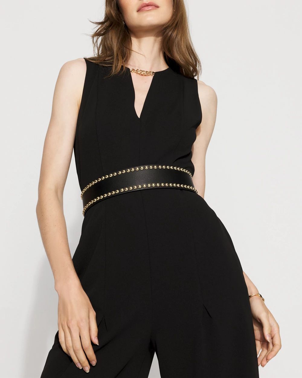 Gold Studded Waist Belt