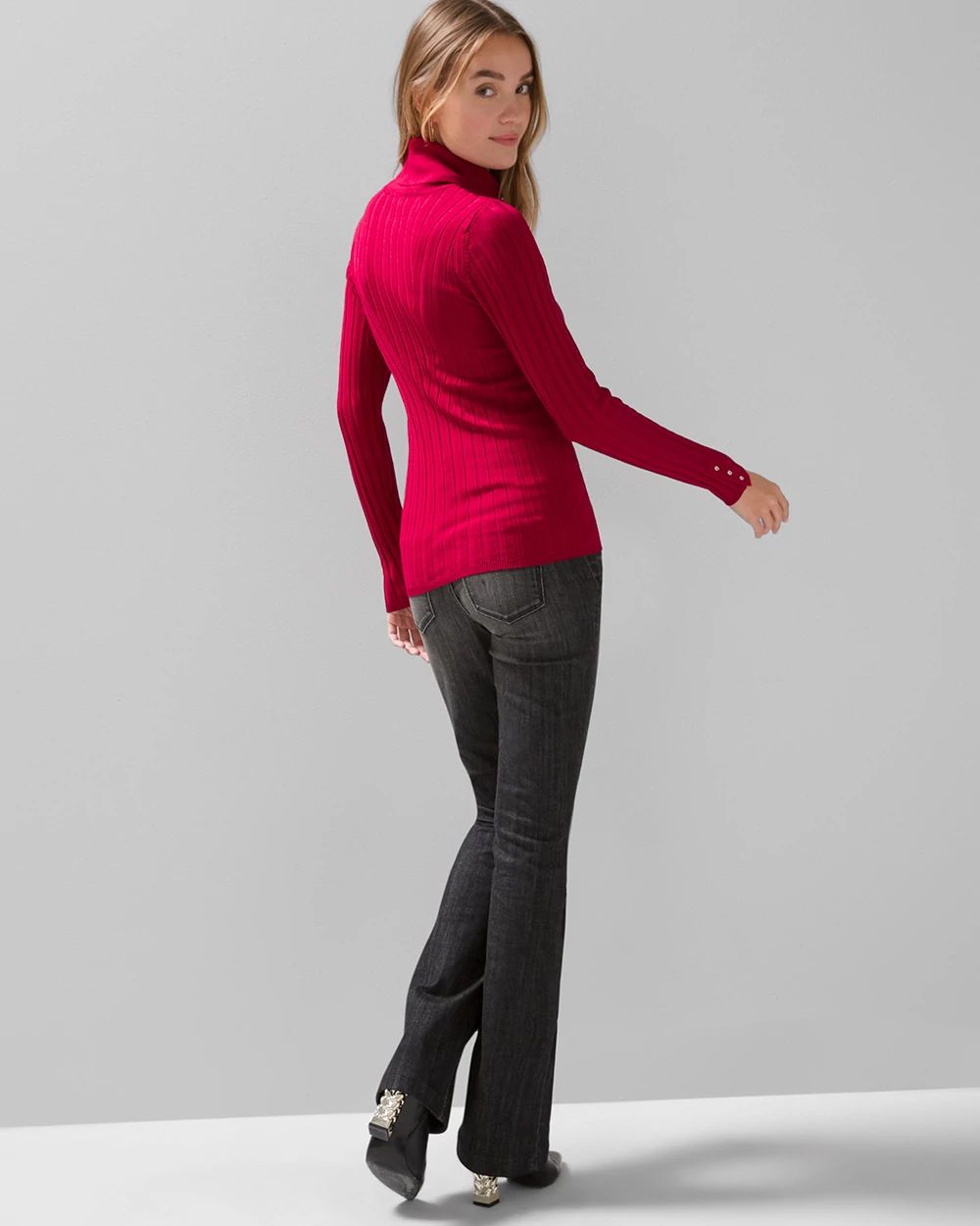 Long Sleeve Ribbed Turtleneck