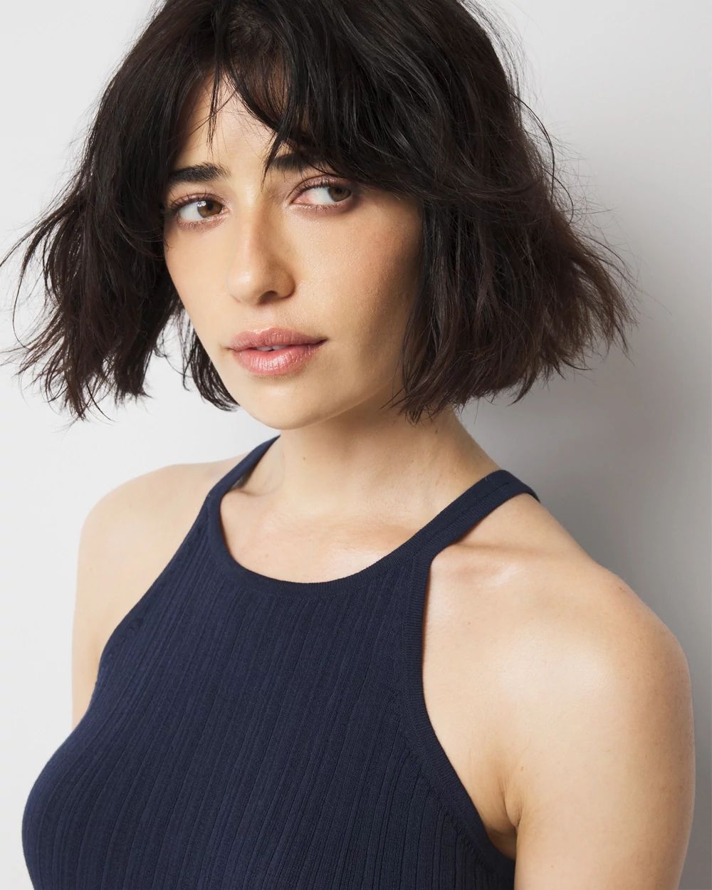 Halter Sweater Dress