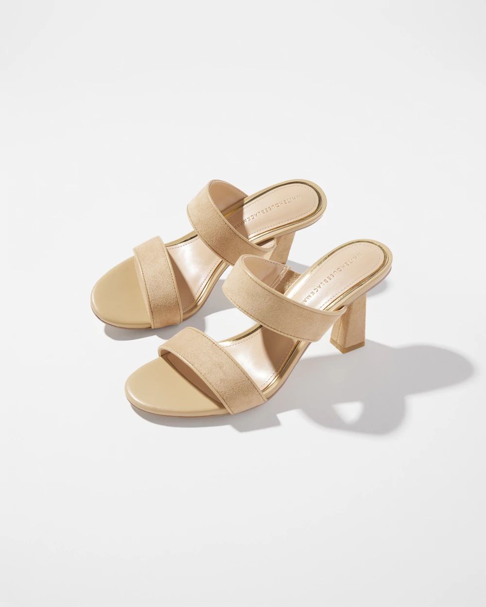 Double Strap Heeled Sandal