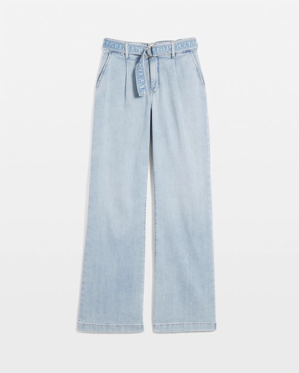 High-Rise Pleated Trouser Jean