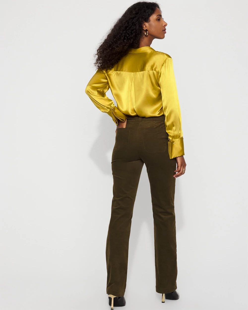 High-Rise Riley Corduroy Trouser