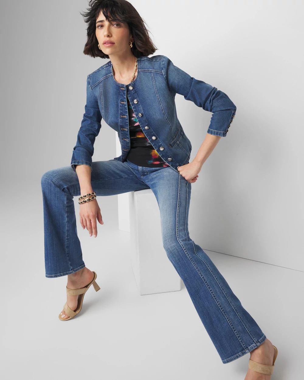 Cropped Denim Jacket