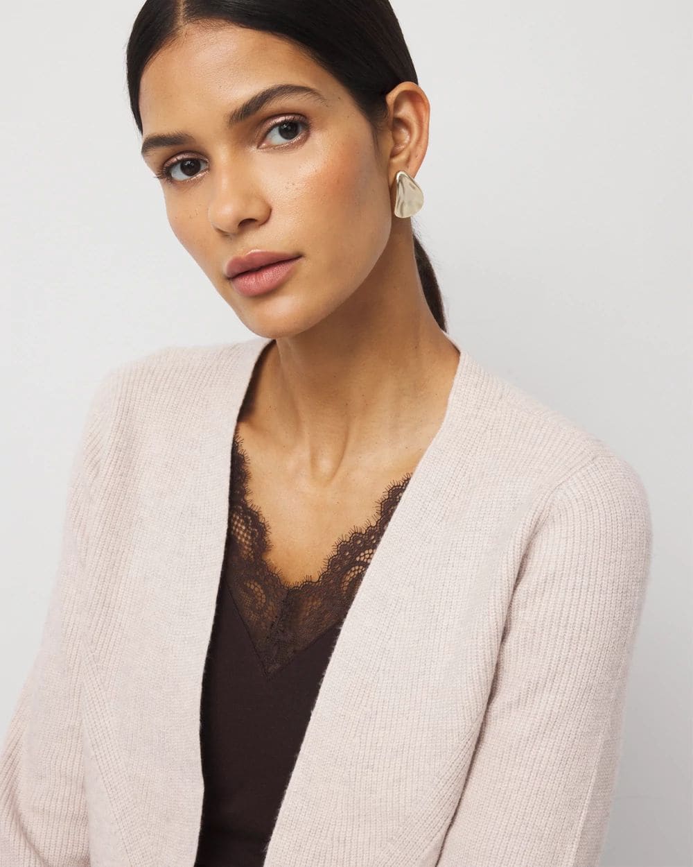 Petite Convertible Scarf Cardigan