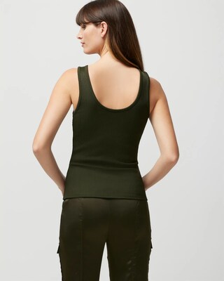 WHBM® FORME Rib Scoop Tank click to view larger image.
