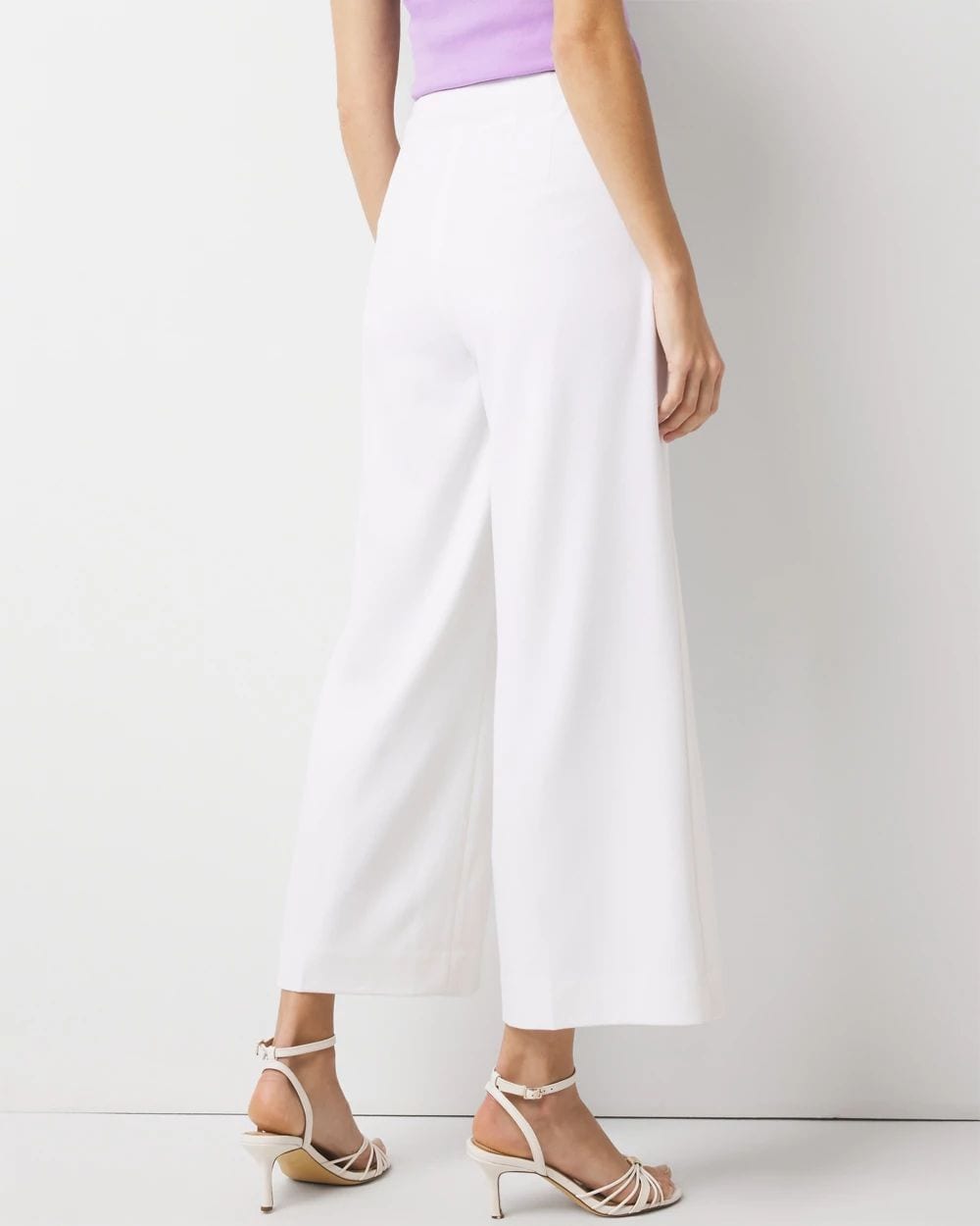 Cropped Wide Leg Pant
