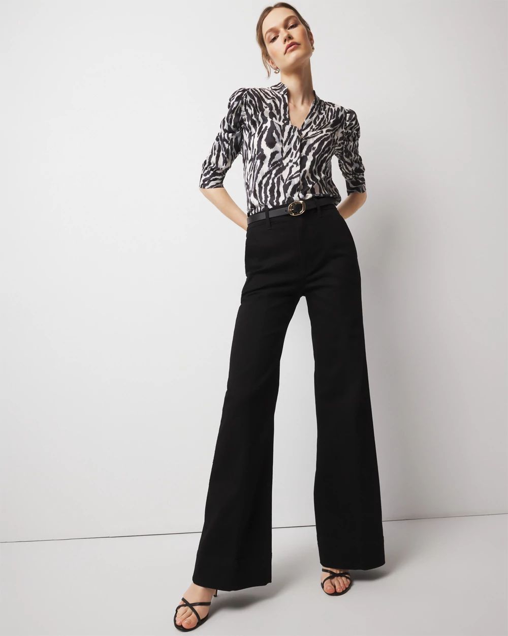 Extra High Rise Wide Leg Trouser Jeans