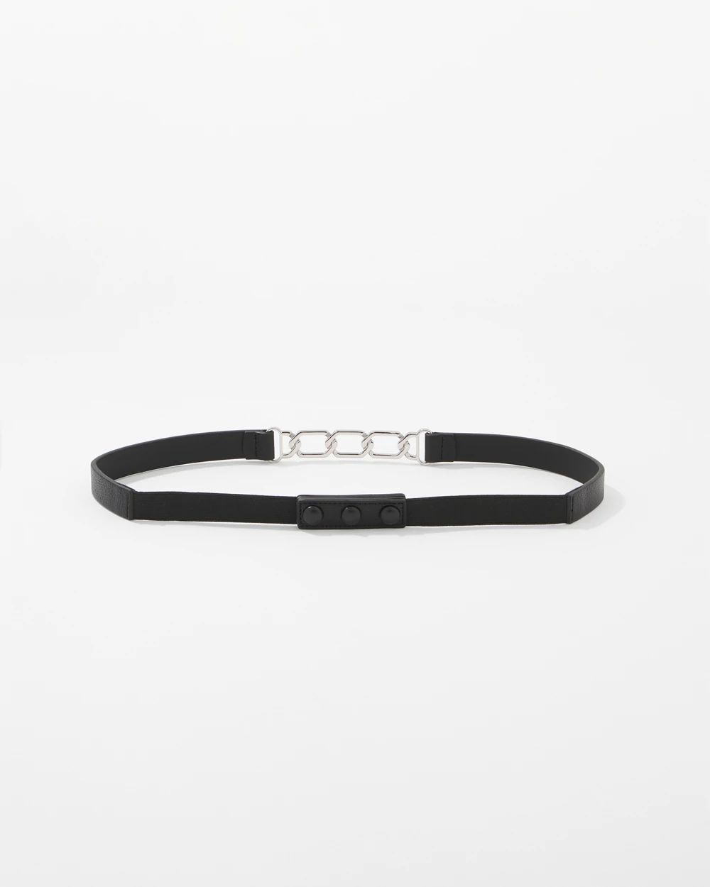 Silver Chain Stretch Belt