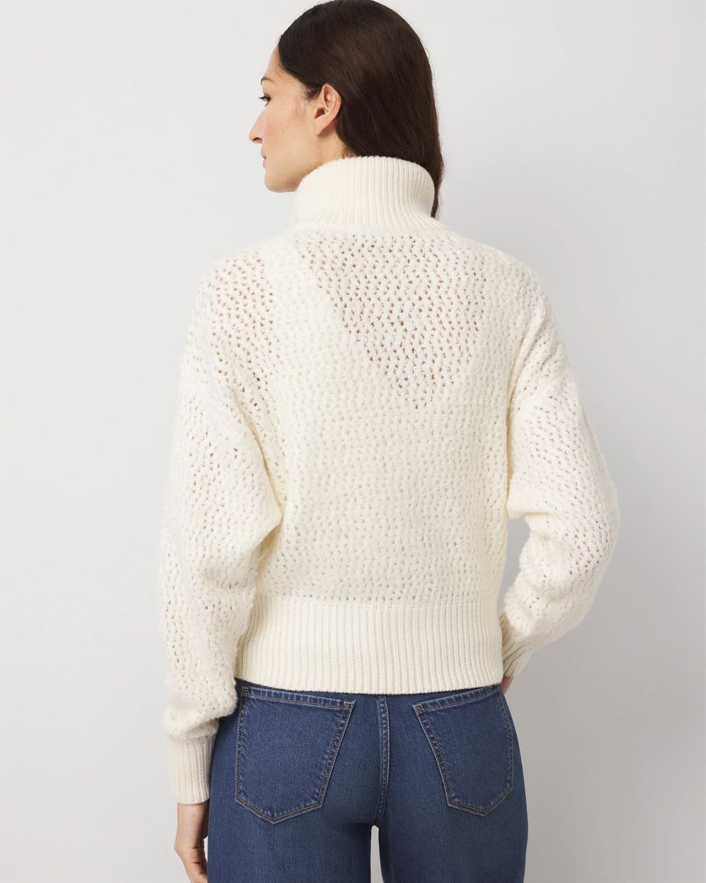 Petite Wool-Blend Bouclé Cardigan