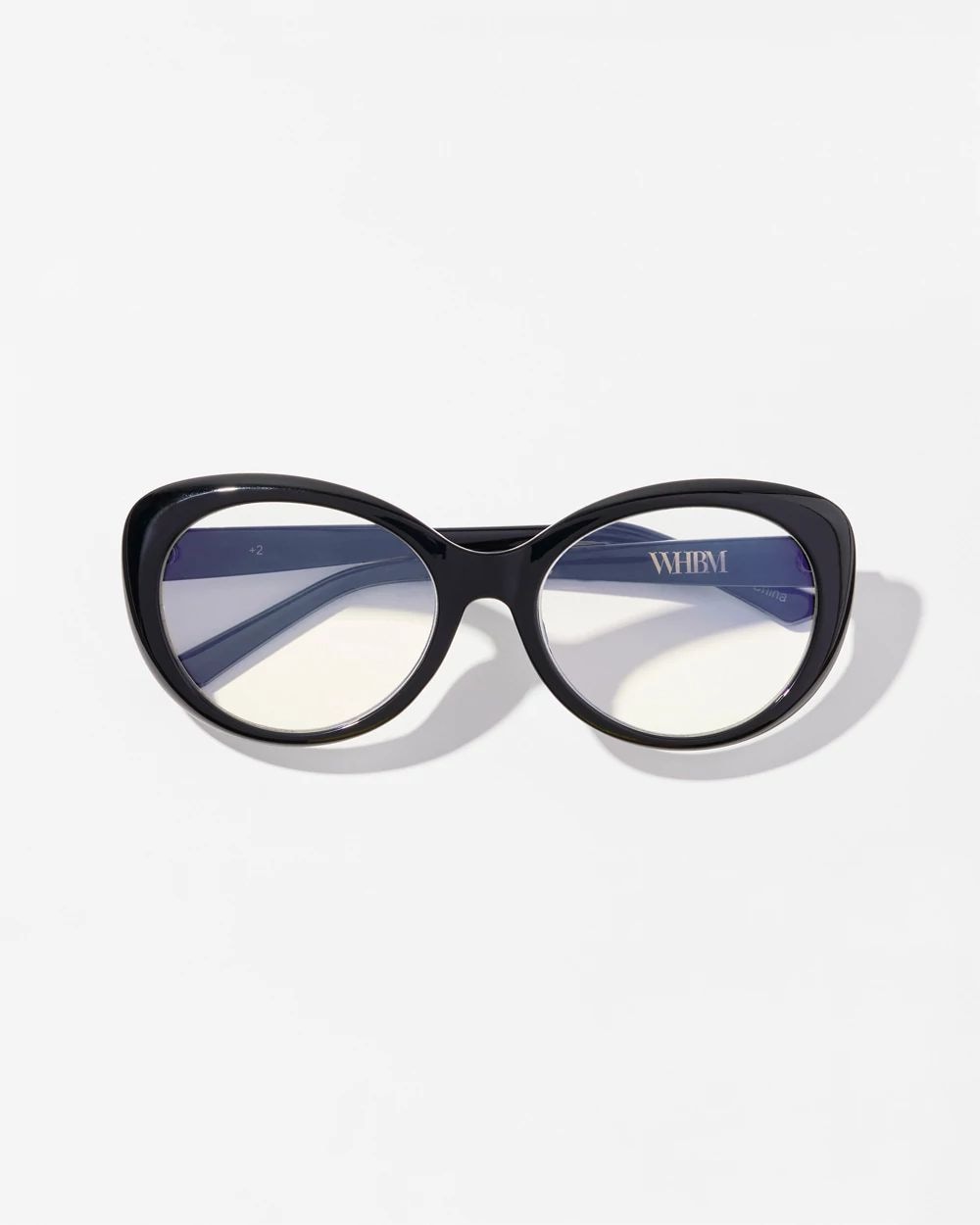 Black Rounded Reading Glasses