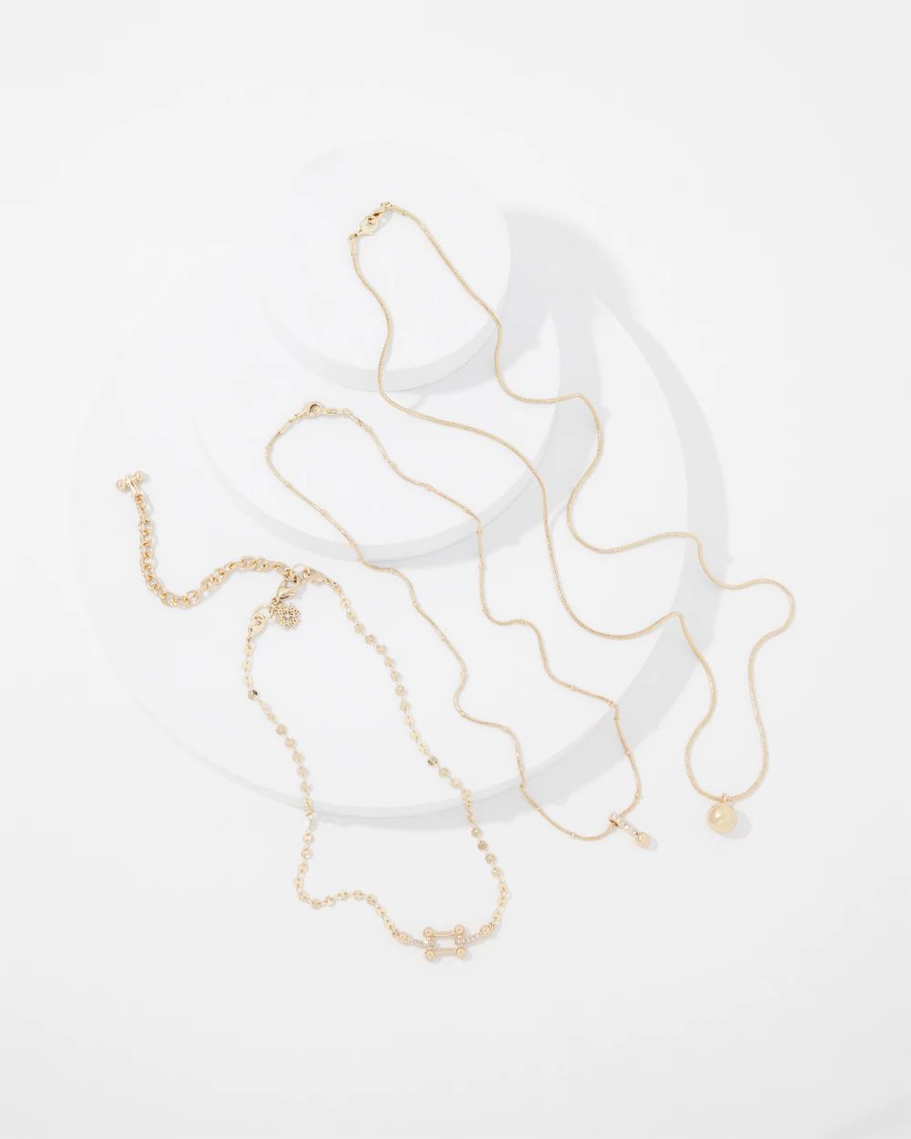 Ball Chain + Pavé Convertible Necklace