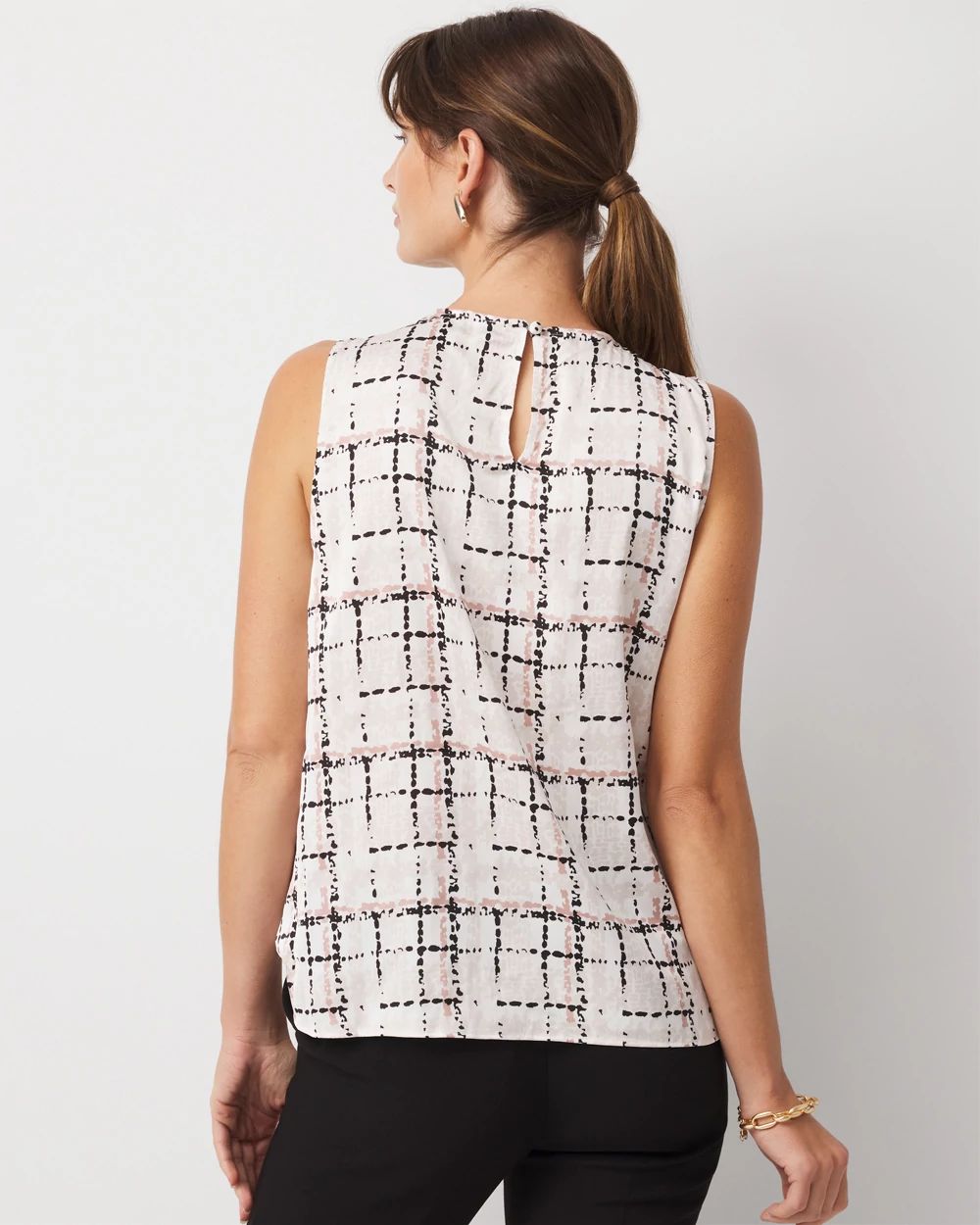 Satin Twist-Neck Shell