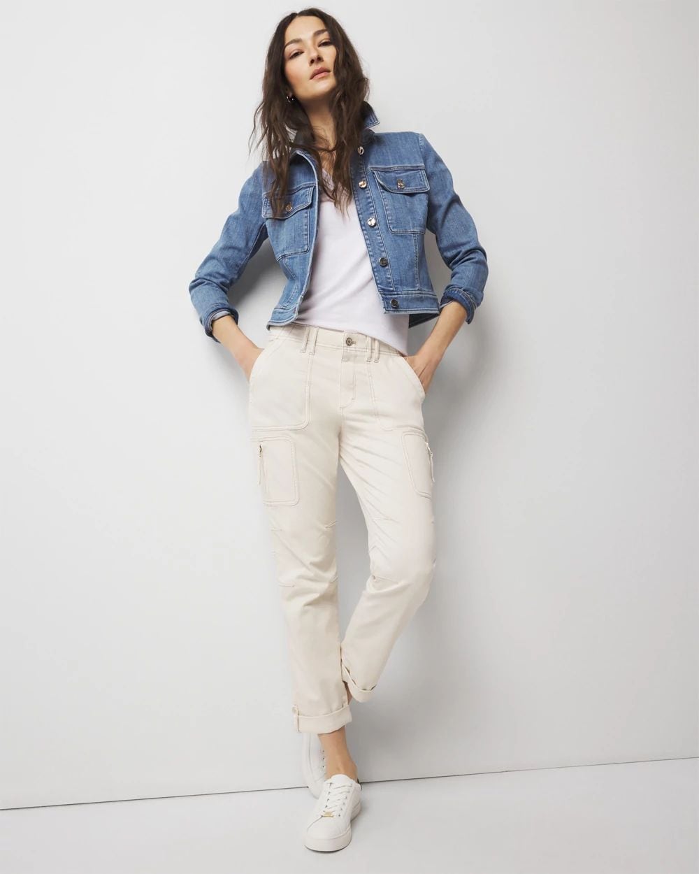 Mid-Rise Pret-A-Pedi Straight Cropped Pants