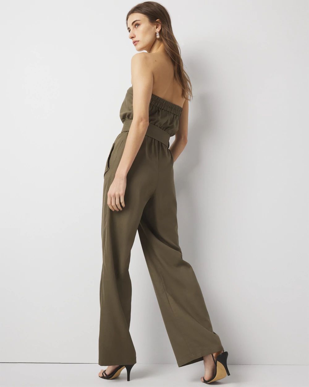 Strapless Utility Jumpsuit