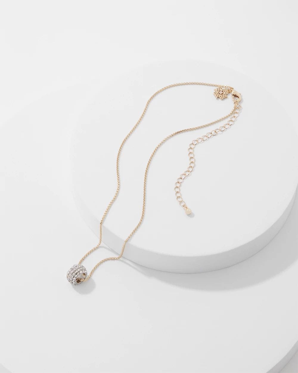 Pavé Pendant Necklace