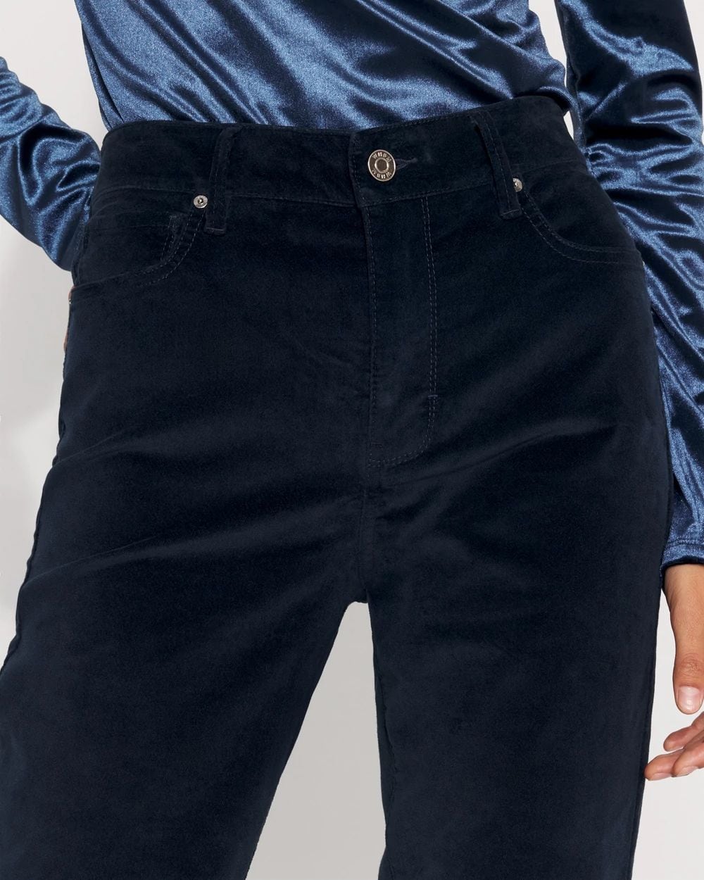 Velveteen Micro Bootcut Jean