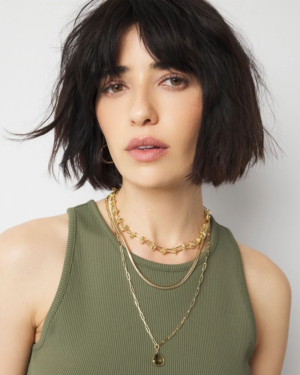Olive + Gold Convertible Necklace