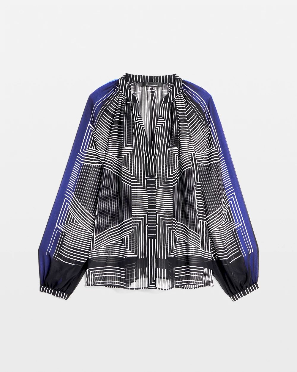 Raglan Sleeve Georgette Blouse