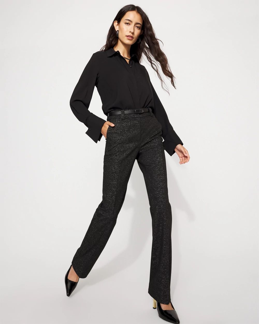 Blake Lurex Slim Boot Pant