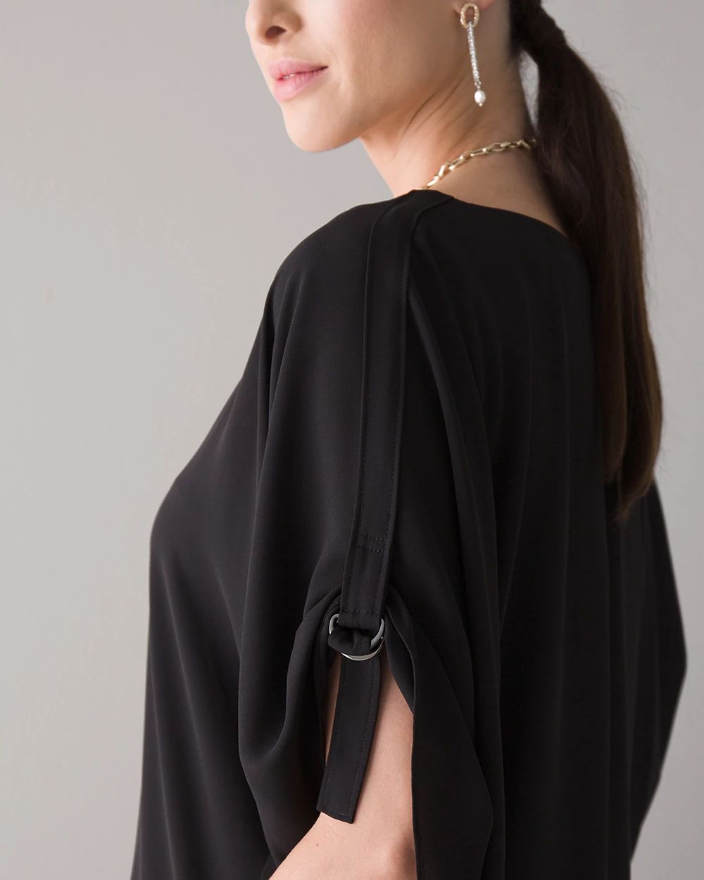 Petite Kimono Sleeve Blouse